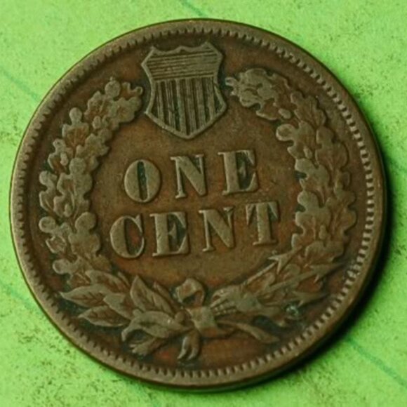 🌱💰👀🌟1889 Indian Head Cent Penny 1c Lot X130🌟🌱💰👀 - Picture 2 of 2